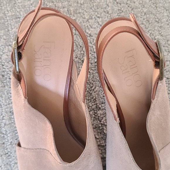 Franco Sarto open toe sandal pump - Picture 6 of 6